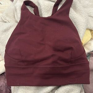 Maroon lululemon  bra